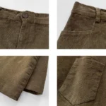 Women Corduroy Mini Hip Skirts - Image 6