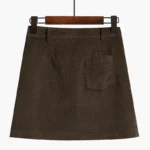 Women Corduroy Mini Hip Skirts - Image 5
