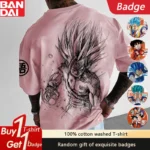 Dragon Ball Japan Anime Men's and Women's T-shirts - Image 3