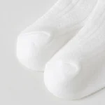 Newborn Long Stockings A-class Cotton Spring Autumn Cotton White Knee High Sock - Image 6