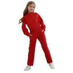 Kids Girls Mechanic Coverall Flight Suit - Image 2