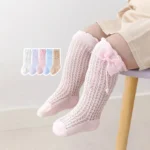Princess Girl Bow Stockings Summer Baby Mesh Socks - Image 2