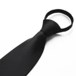 Black Clip On Tie Security Ties For Men - Image 5
