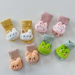3D Doll Baby Kint Socks Spring Autumn Kids Middle Tube Sock - Image 2