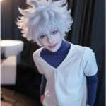 Anime X Hunter Killua Zoldyck Cosplay Costumes T-shirt Clothing - Image 3