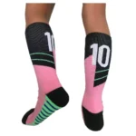 Children M10 Blue Yellow C7 Kids Futbol Socks For Boys Soccer - Image 3