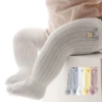 Solid Color Baby Knee Over Socks - Image 2