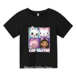 Anime gabbys Dollhouse tshirt kids print streetwear Boys Girls cute casual fashion - Image 6