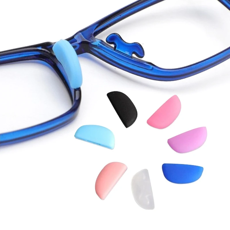 kf-S461e84b7e16e4c1d911ffbe49cb364adQ 2Pcs Kids Eyeglass Nose Pads Anti-skid Silicone Card Nose Pad Sunglasses - Image 1