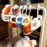 Multipurpose Kids Safe Miniature Clothes Rack With Hangers - Image 3