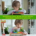 14 Pcs Lollipop Drum Mallet Sticks Round Rainbow Hammer - Image 4
