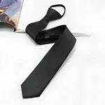 Black Clip On Tie Security Ties For Men