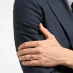 Fashion 6mm Rose Gold Color Titanium Steel Rings For Men - Image 4
