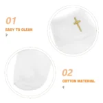 Baby Baptism White Booties 0-1 Year Soft Cotton Newborn Hosiery Infant Socks - Image 3
