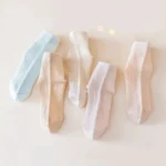  5Pairs Summer Girl Mesh Socks Hollow Breathable Kids Middle Tube Sock 2-12Year Baby Footwear - Image 5