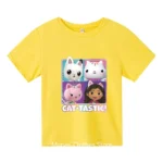 Anime gabbys Dollhouse tshirt kids print streetwear Boys Girls cute casual fashion - Image 3