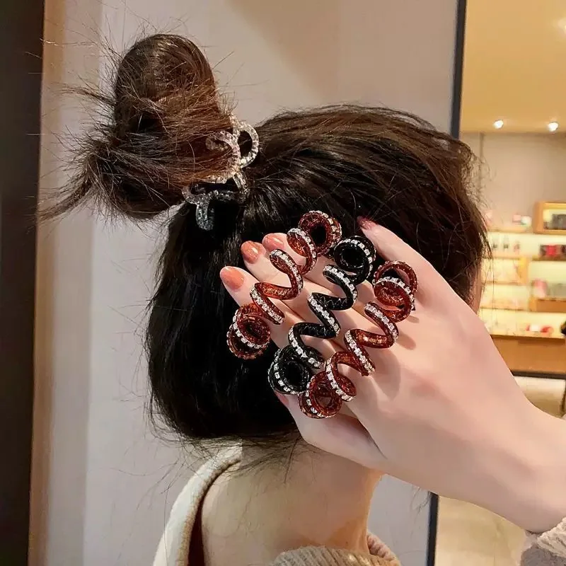 kf-S87406cd86d024eabb89c3b95b1966eaak 1pc Telephone Wire Elastic Hair Band - Image 1