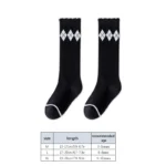 Princess Kids Bow Stockings Black White Color Baby Calf Socks - Image 6