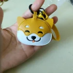 Japan Shiba Inu PU Keychain Kawaii Animal Dog Backpack Pendant