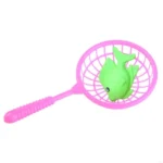 Q0KB 16.5cm Plastic Kids Bath Fishing Net With Handle Accessories - Image 4