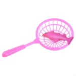 Q0KB 16.5cm Plastic Kids Bath Fishing Net With Handle Accessories - Image 5