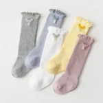 Solid Color Baby Knee Over Socks