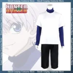 Anime X Hunter Killua Zoldyck Cosplay Costumes T-shirt Clothing - Image 2