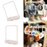 Multipurpose Kids Safe Miniature Clothes Rack With Hangers
