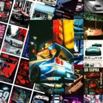 10/30/50PCS Cool Car JDM Posters Cartoon Sticker