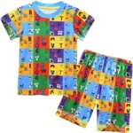 2023 New Alphabet lore Game Summer Kids Sport Casual Clothing Sets