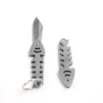 Mini Outdoor Folding Knife Creative Fish Bone - Image 3