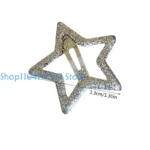 652F 2Piece Star Hair Clip Non-slip Metal Hair Barrettes Hair Accessory - Image 6