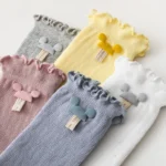 Solid Color Baby Knee Over Socks - Image 5