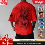 Dragon Ball Japan Anime Men's and Women's T-shirts - Image 5