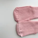 Non Slip Baby Floor Socks Solid Color Kids Mid Tube Sock - Image 5