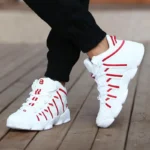 Large Size PU Leather Men's Running Shoes Men's