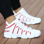 Large Size PU Leather Men's Running Shoes Men's - Image 2