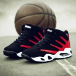 Large Size PU Leather Air Mattress Sports Shoes for Men High Top Sneakers for Men - Image 3