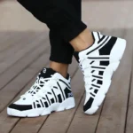Large Size PU Leather Men's Running Shoes Men's - Image 4