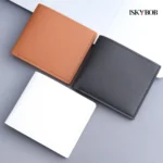 Vintage Simple Short Leather Wallets - Image 2