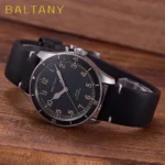 Baltany 38MM Military Watch Men S2076 NH38 Automation Stainless Steels