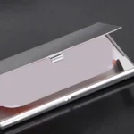 1Pcs Portable Metal Business Card Holder Stainless Steel - Image 5