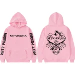 Singer M.Pokora Double Sided Print Hoodie Men Women Clothing - Image 4