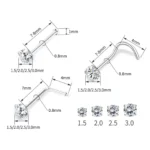 1Piece Nose Piercing Stainless Steel Jewelry for Women Men Nose - Image 5