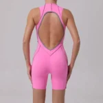 Sculpting Butt Lift Yoga Bodysuit Seamless Color Block Gym Wear Workout