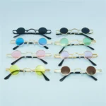 Small Round Rock Punk Sunglasses for Men - Image 3