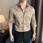 High Quality Tie Dye Men's Shirt Summer Long Sleeve - Image 5