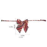 Stripe Airline Stewardess Necktie Dots - Image 4