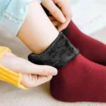 Women Men Winter Warm Thicken Wool Cashmere Snow Socks - Image 3