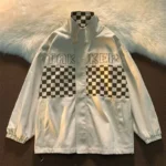 2025 Retro Style Checkered Patchwork Male Jacket - Image 4